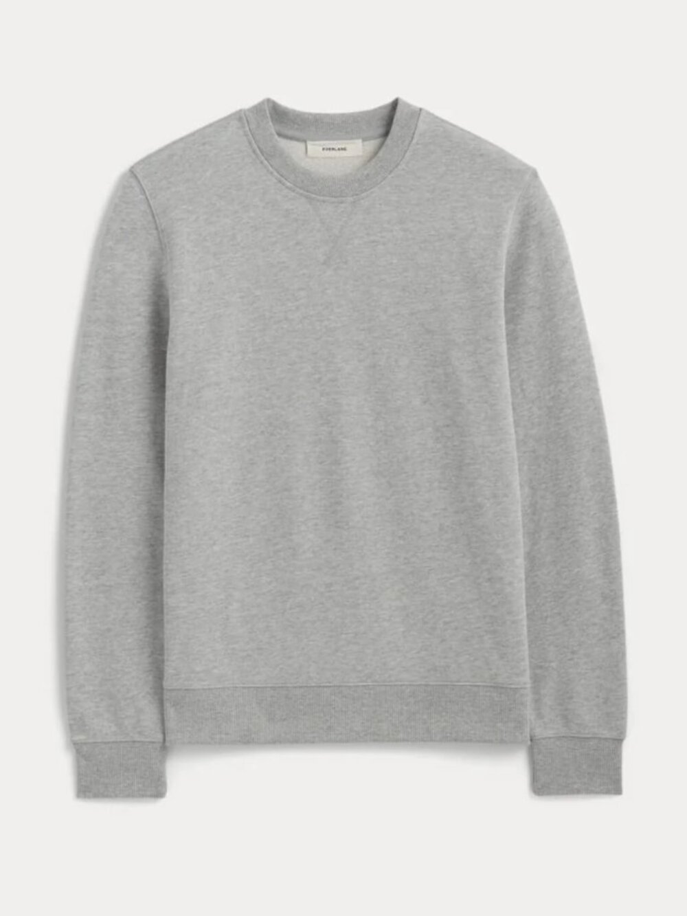 Everlane Off-Duty Terry Crew Heather Grey Men's Sz. S NWT